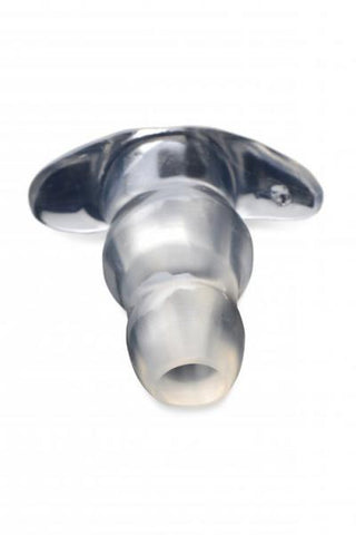 Master Series Clear View Hollow Anal Plug Medium