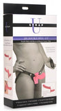 Strap U 28x Double Diva 1.5in Double Dildo W/ Harness Pink