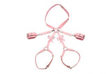 Strict Bondage Harness W/ Bows Pink Xl/2xl