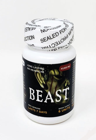 Beast 6ct 41000mg Male Enhancement Gold Pill
