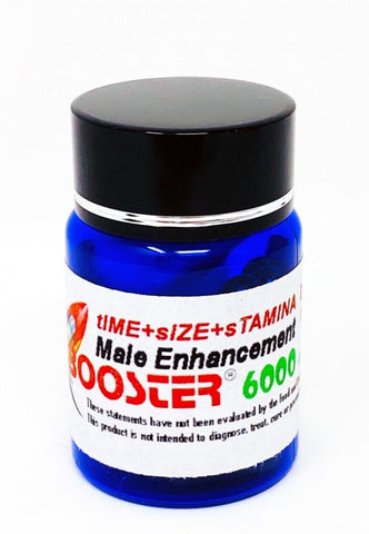 Booster 6000 Male Enhancement 6 Pill Bottle