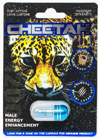 Cheetah Blue 7 Day Male Sexual Performance Enhancer Pill