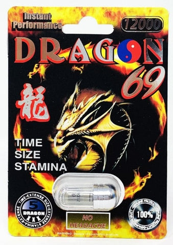 Dragon 69 Platinum 12000 Male Enhancement Pill