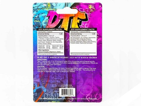 DTF Double Male Female Supplement 3500mg Pills