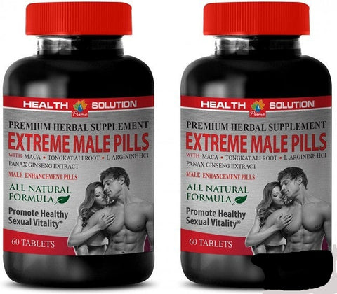 Health Solution Premium Herbal Extreme Male 2 Bottles 120 Pills