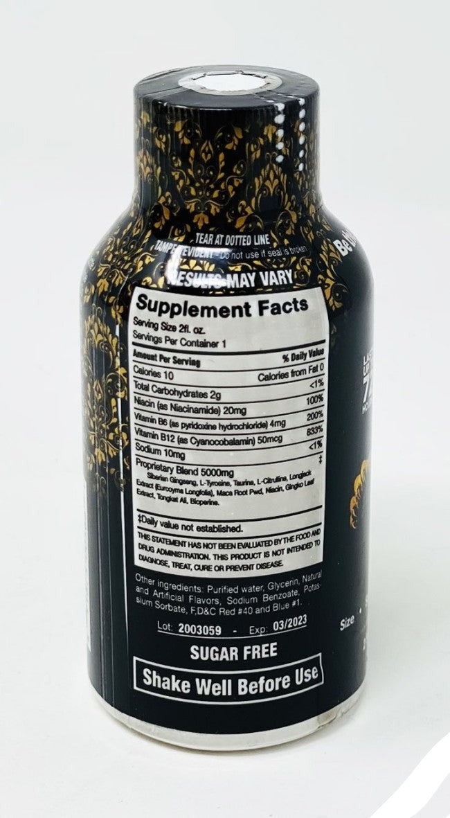 Gold Lion Male Enhancement 2 Oz Liquid Shot 5000mg