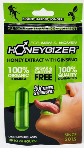 Organic Honeygizer Male Female Enhancement Green Pills