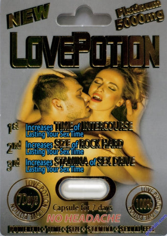 Love Potion Platinum 5000mg Male Sexual Enhancement Pill