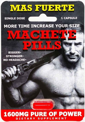 Machete Pills Male Enhancement Red Capsules