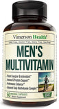 Mens Multivitamin with Zinc No Iron Vegetarian 60 Pills