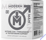 Modern Man V3 Testosterone Booster Thermogenic Fat Burner 60 Pills