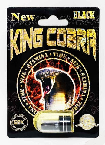 King Cobra Black 69K Male Enhancement for Men Pill