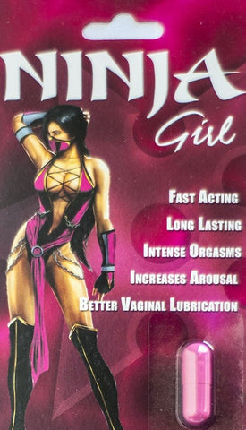 Ninja Girl Women Arousal Pink Pill