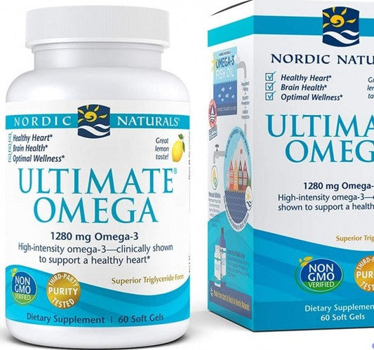 Nordic Naturals Ultimate Omega Lemon Flavor 60 Pills