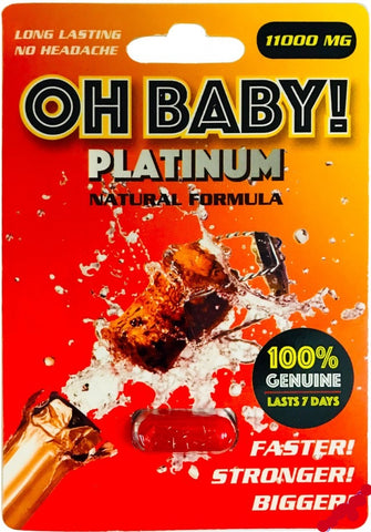 Oh Baby 11000 Platinum Male Enhancement Red Pill