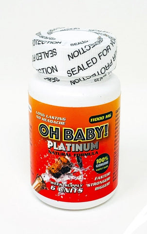 Oh Baby 6ct 11000 Platinum Male Enhancement Red Pill