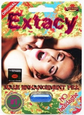 Extacy Male Enhancer Sex Pill No Headache Triple Maximum 2750pwr