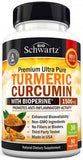 Turmeric Curcumin Bioperine 1500mg Premium Pain Relief Joint Support