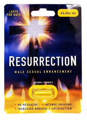 Resurrection 43000mg Male Sexual Performance Enhancer Gold Pill