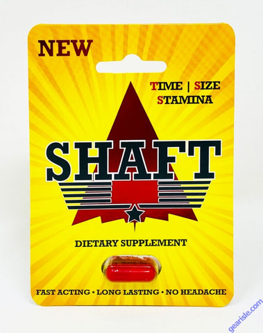 Shaft Dietary Supplement Male Enhancement 1800mg Red Pill