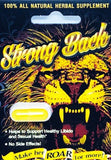 Strong Back Performance Power Longevity Male Enhancement Pill