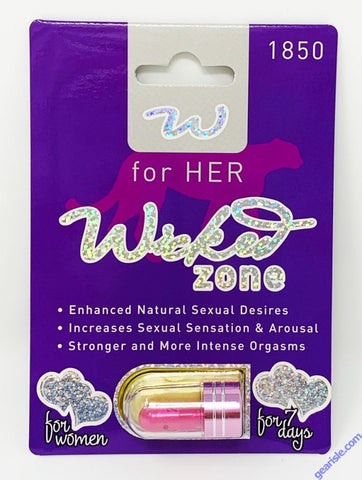 Wicked Zone 1850 For Her Libido Natural Enhancement Pill