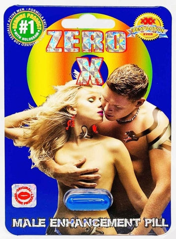 Zero X Male Sexual Enhancement Blue Pill